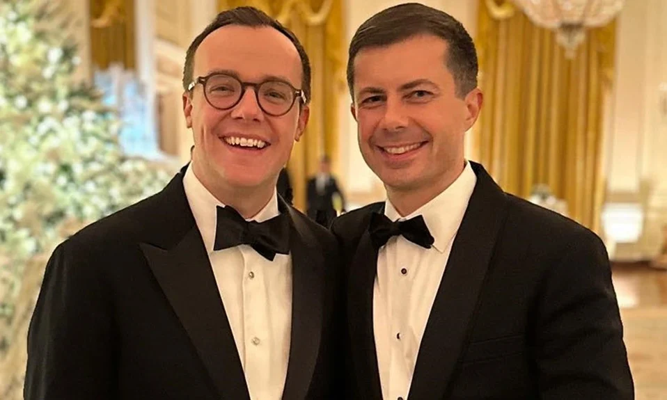 Chasten Buttigieg and Pete Buttigieg